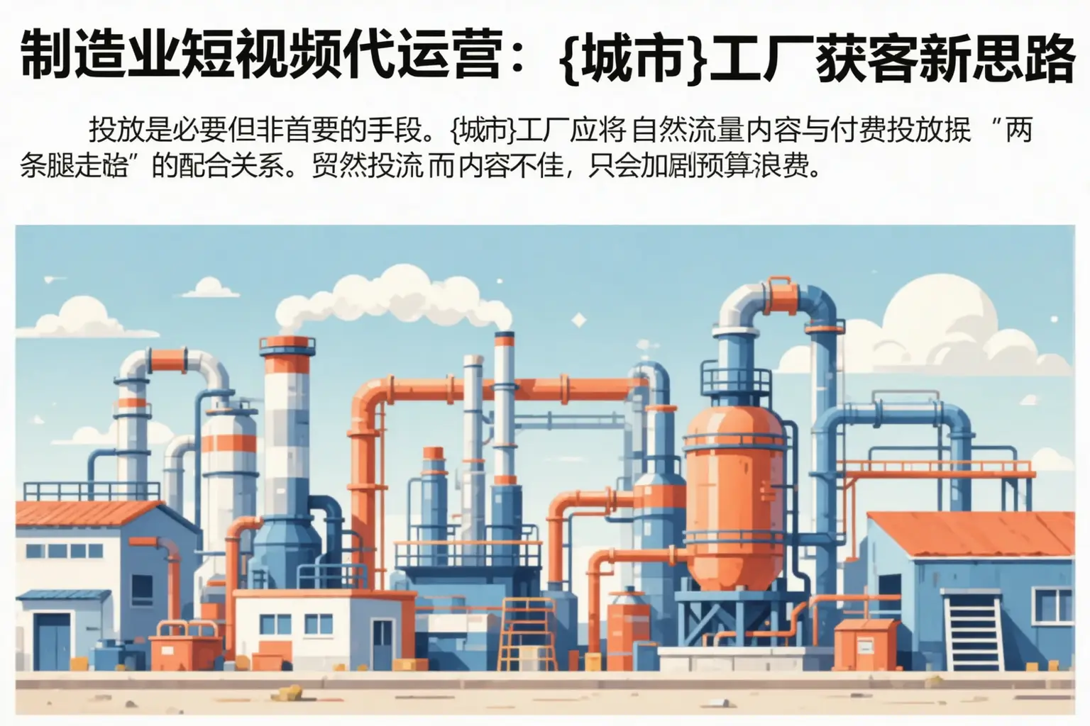 制造业短视频代运营：合肥工厂获客新思路