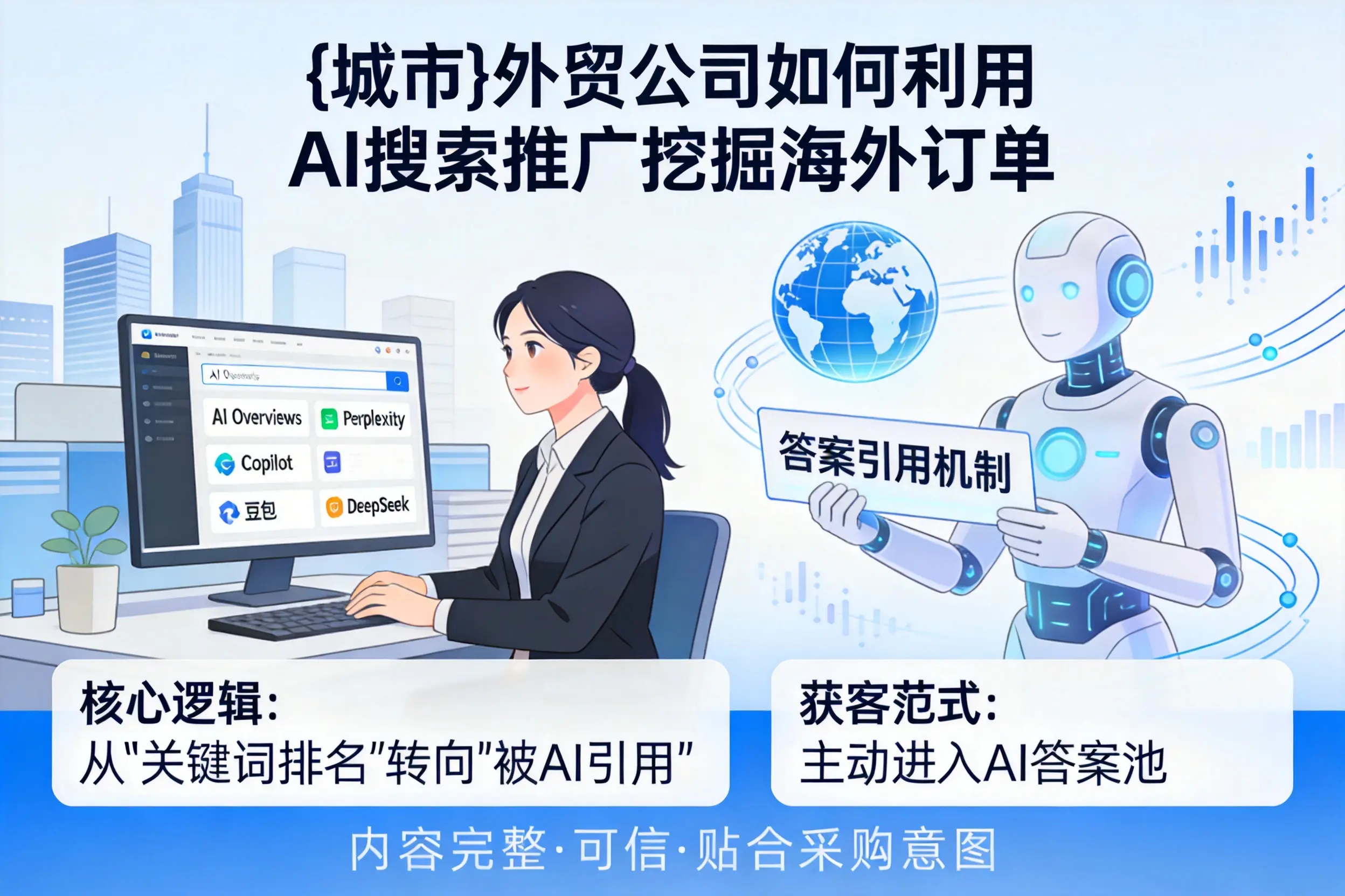 合肥外贸公司如何利用AI搜索推广挖掘海外订单