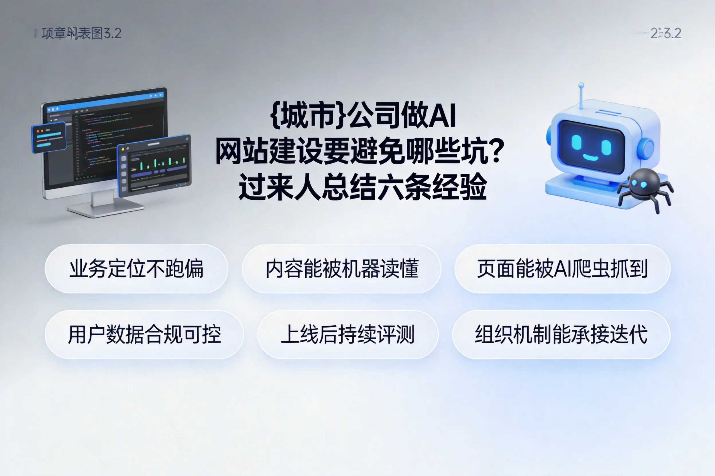 合肥公司做AI网站建设要避免哪些坑？过来人总结六条经验