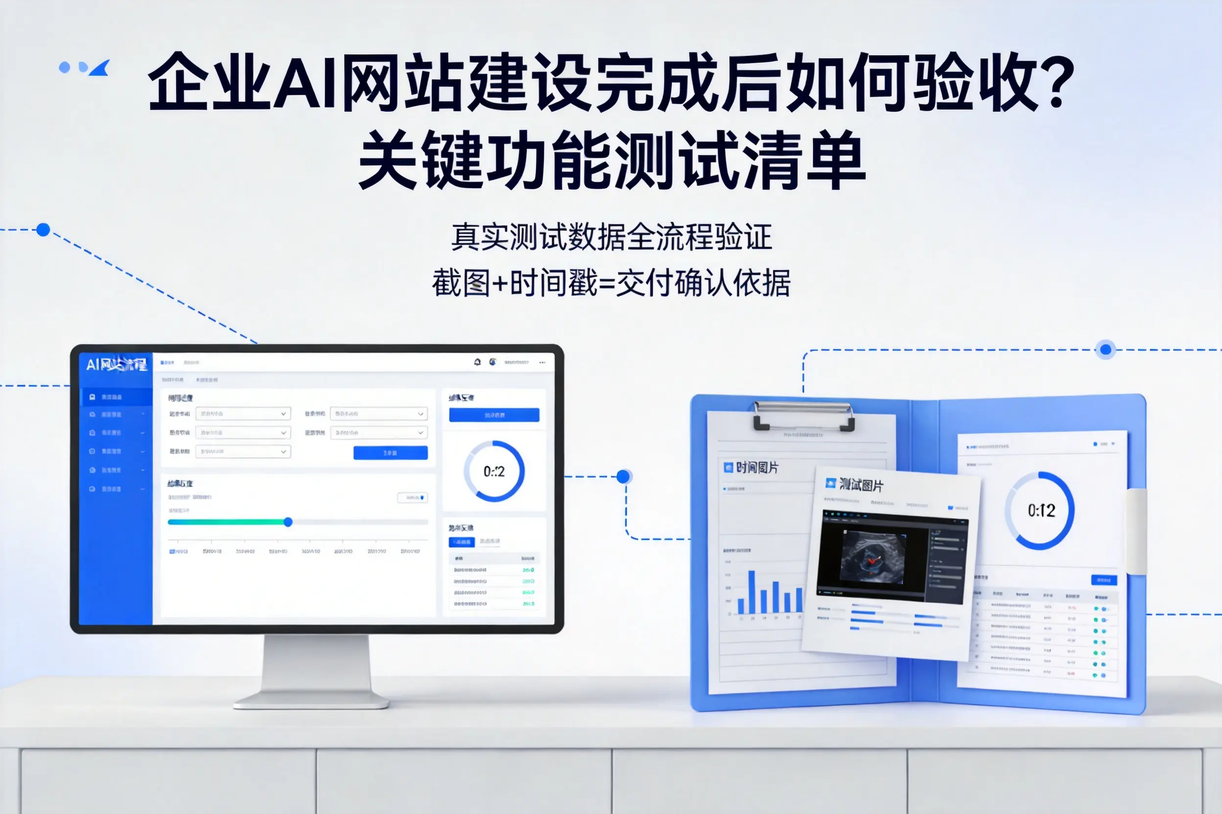 合肥企业AI网站建设完成后如何验收？关键功能测试清单