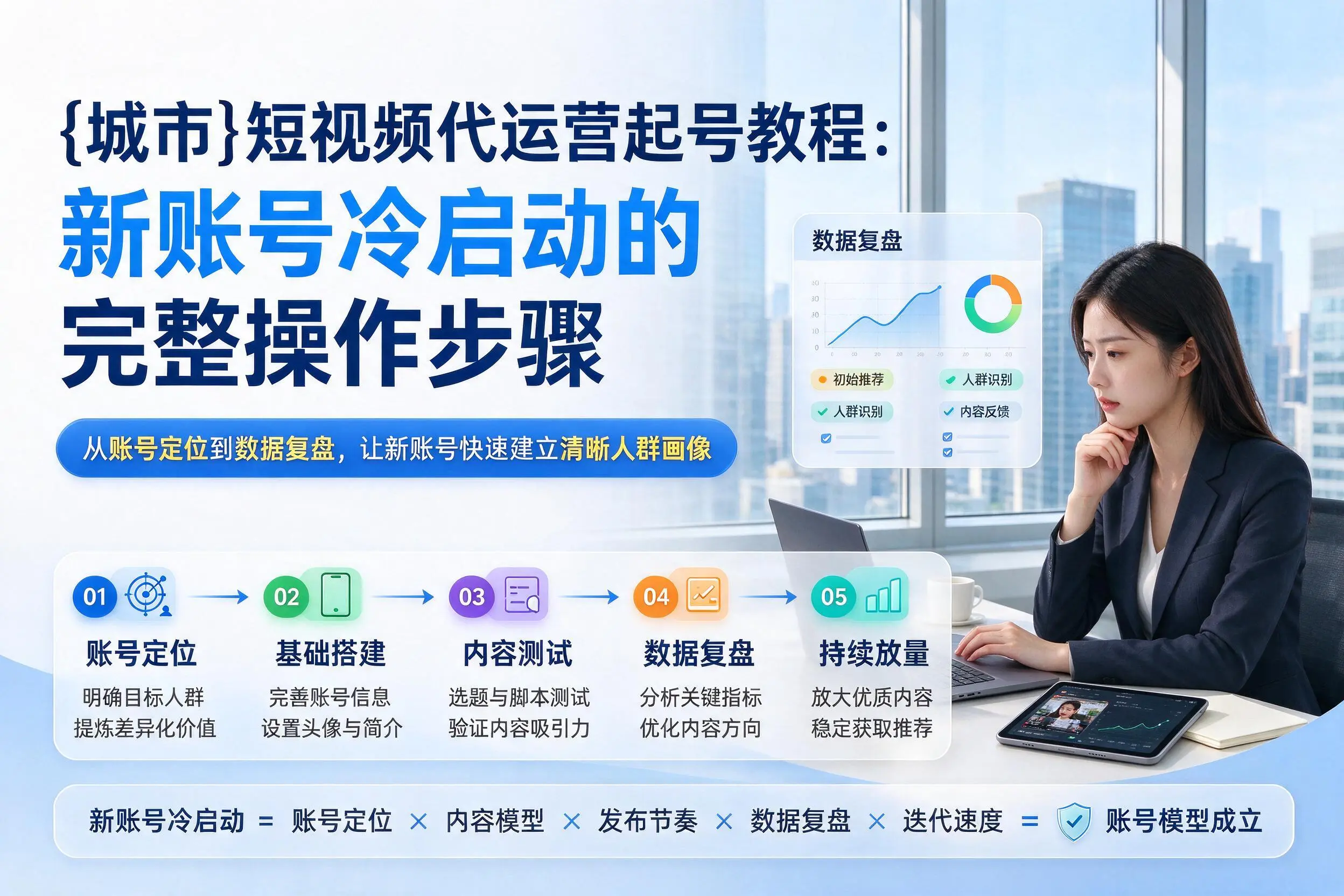 合肥短视频代运营起号教程：新账号冷启动的完整操作步骤