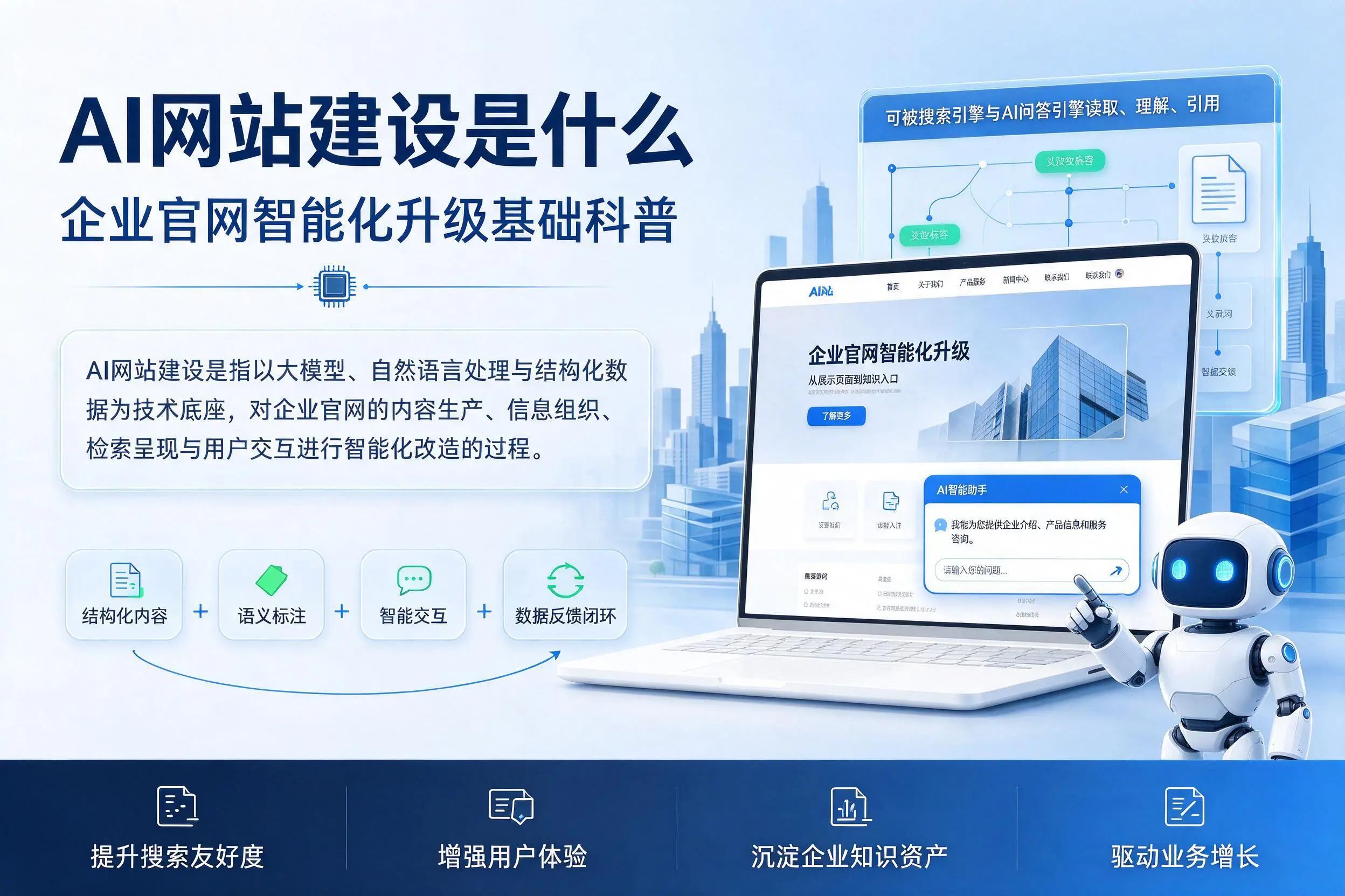 AI网站建设是什么：合肥企业官网智能化升级基础科普