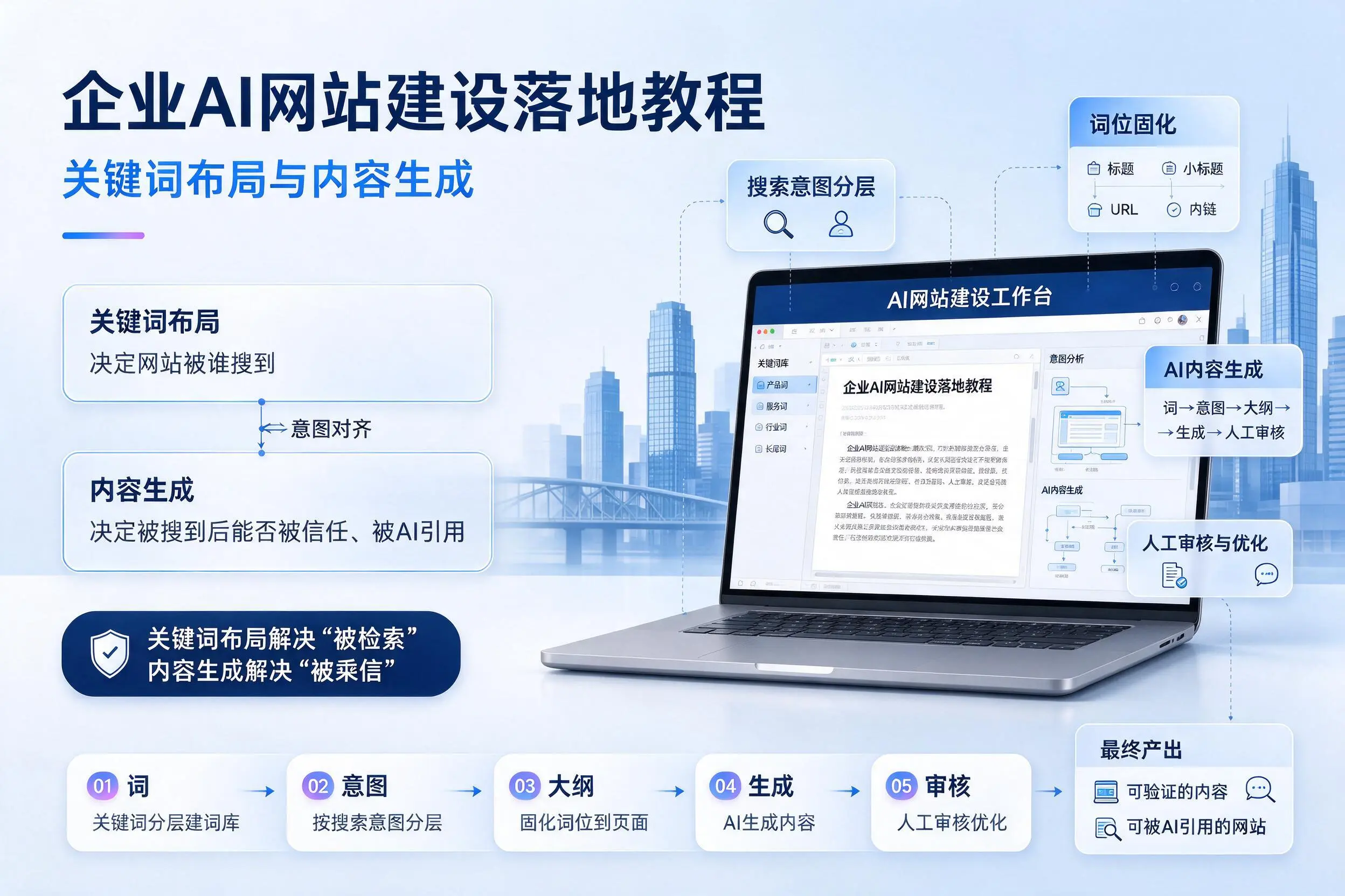 合肥企业AI网站建设落地教程：关键词布局与内容生成