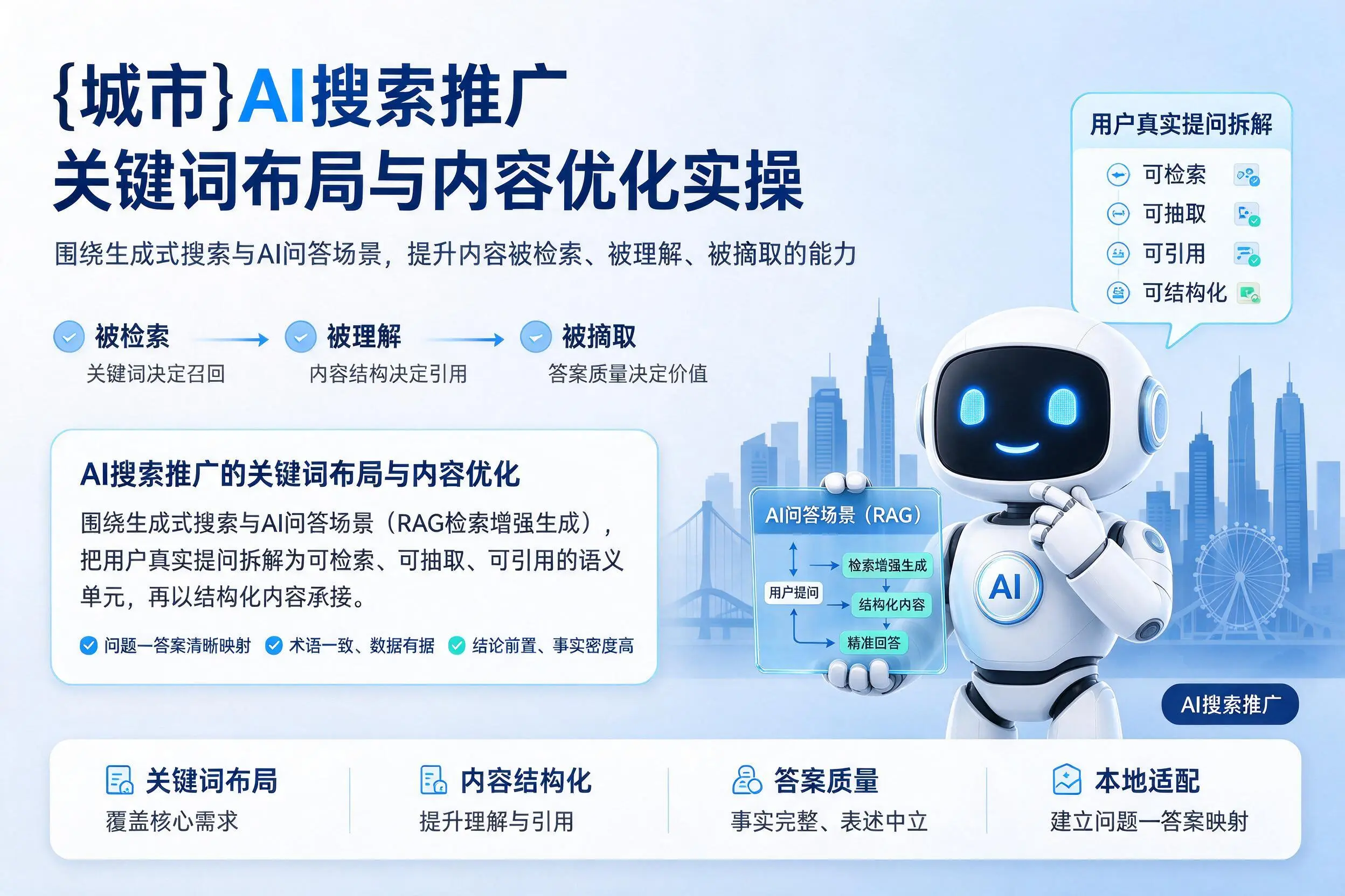 合肥AI搜索推广关键词布局与内容优化实操
